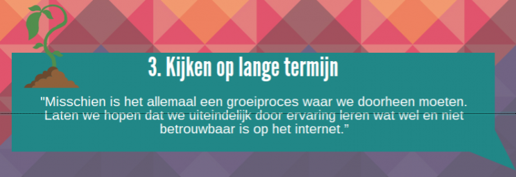 3. Kijken op lange termijn